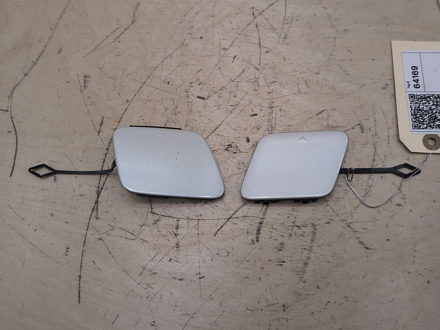 2016-2022 BMW 750i G12 Front Left Right Bumper Headlight Washer Nozzle Insert Covers SET 7358485