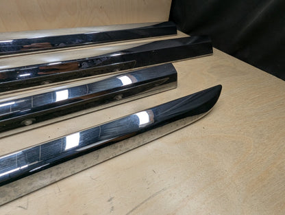 2016-2022 BMW 750i G12 Front Rear Left Right Exterior Door Trim Molding SET 7364354
