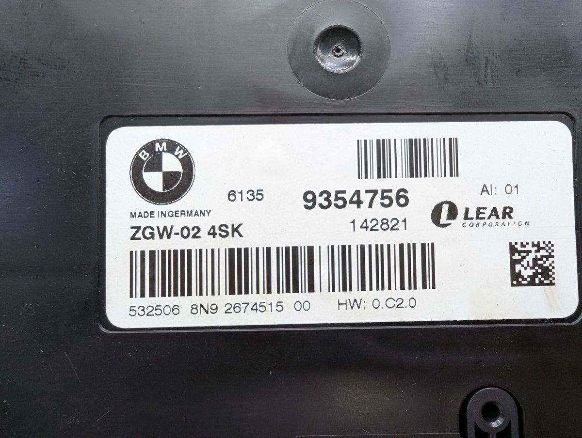 2010-2017 BMW 535i GT xDrive F07 Gateway Module 9354756 OEM