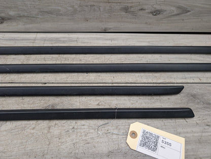 07-13 BMW X5 E70 Front Rear Left Right Exterior Door Trim Molding SET 7158533