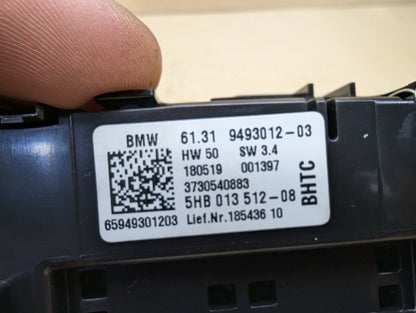 OEM BMW G20 G22 G23 G26 G80 G82 G83 Rear AC Air Climate Control Switch Module