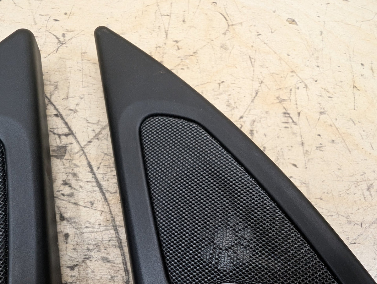 2010-2017 BMW 535i GT xDrive F07 Front Left Right Door Triangle Corner Speaker Assemblys SET 7197867