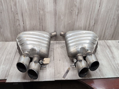 2013 - 2017 Audi S5 8T Rear Left Right Exhaust Muffler Tips SET 8K0253611BC CTUB