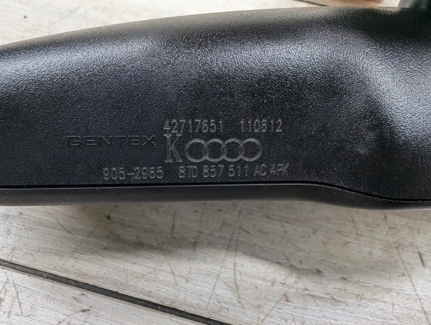 2008 - 2017 Audi S5 8T Rear View Interior Mirror 8T0857511AC