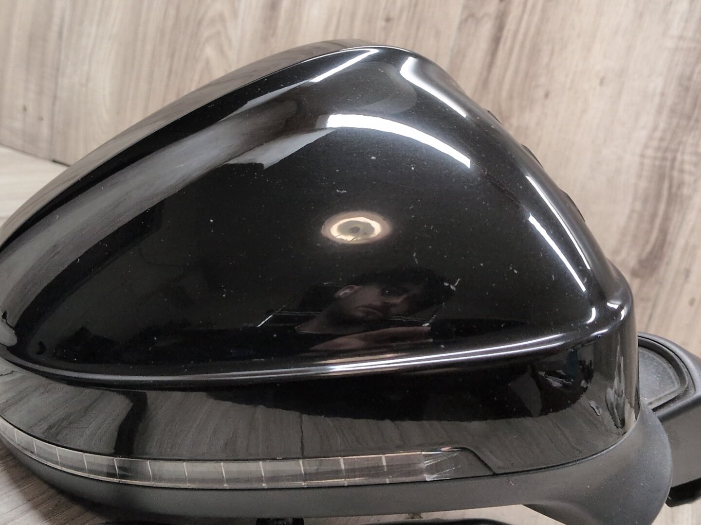 17-19 OEM AUDI A4 S4 Front Right Passenger Door Side Mirror Black