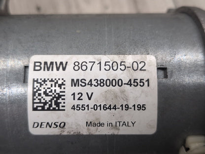OEM BMW F90 F97 G01 G05 G20 G26 G30 G80 G82 Engine B58 S58 Starter Motor 8671505