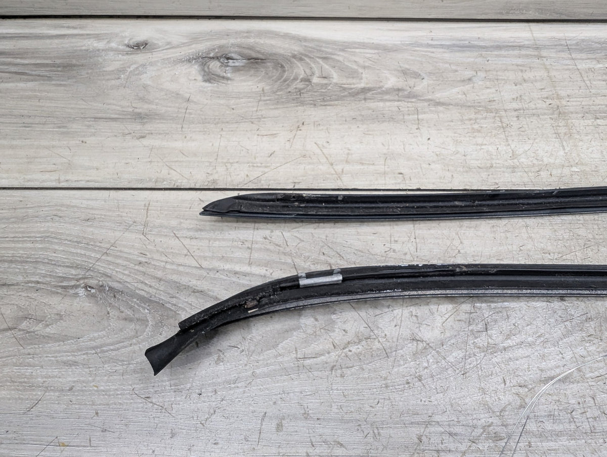 2006-2011 BMW 328i E90 Front Left Right Side Windshield Drip Trim Molding SET 7179253