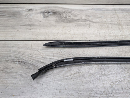 2006-2011 BMW 328i E90 Front Left Right Side Windshield Drip Trim Molding SET 7179253
