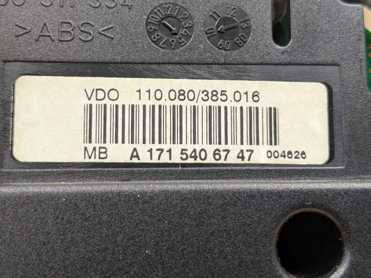 2009-2011 Mercedes-Benz SLK-Class R171 Speedometer Gauge Cluster A1715406747 OEM