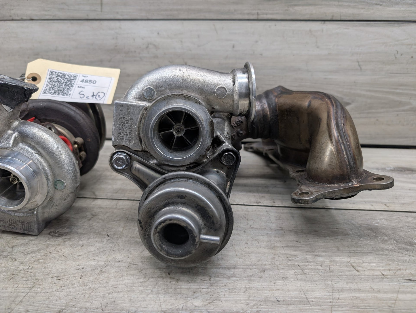 07-10 OEM BMW E90 E92 E93 335 Engine N54 PWG Turbo Turbochargers SET k