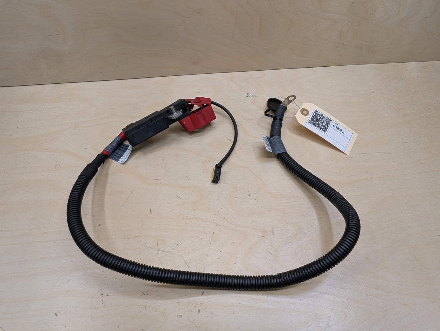 07-13 OEM BMW E93 328 335 M3 Convertible Battery Terminal Positive Red Cable