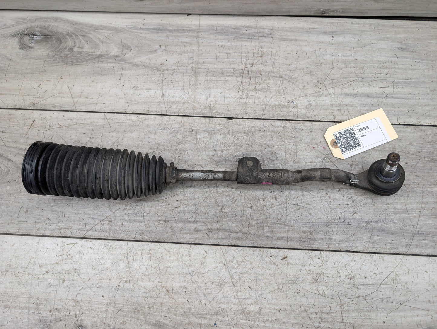 2014-2018 BMW X5 F15 Left Driver Tie Rod w/ Boot 6858735 OEM