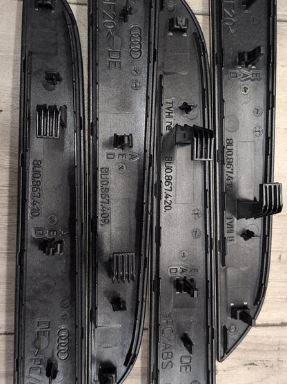 15-18 OEM Audi Q3 Front Rear Left Right Interior Door Console Shifter Trim SET
