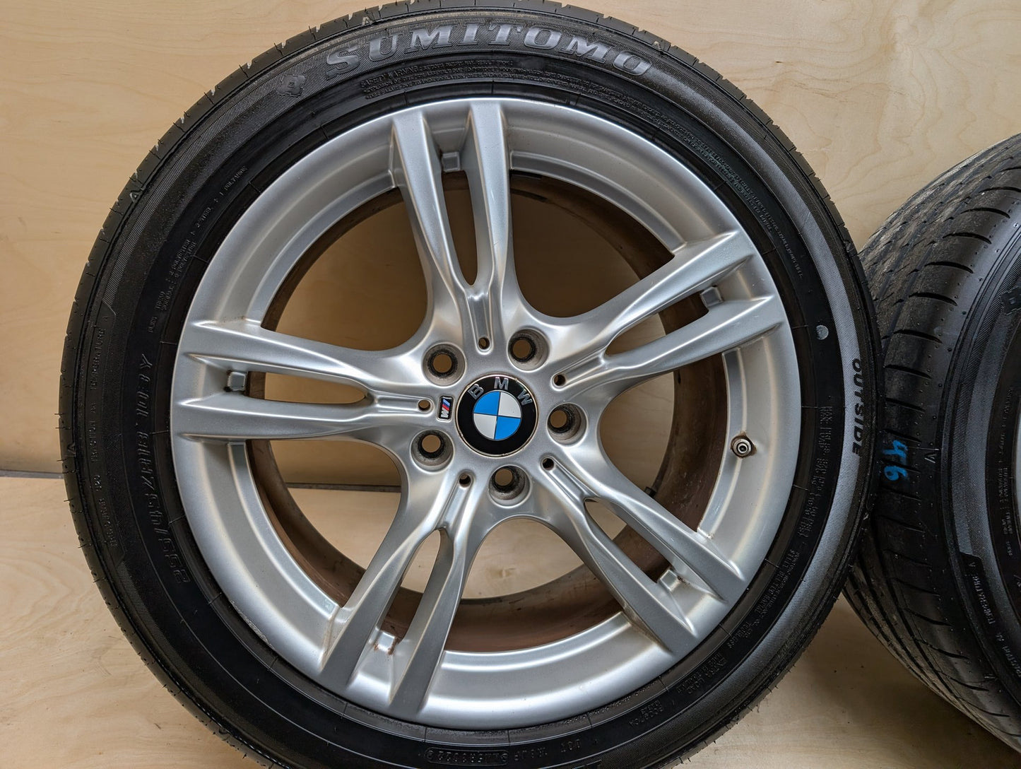 BMW OEM F30 F32 F33 Wheel Rim SET 7845881 Style 400M 18x8 18x8.5
