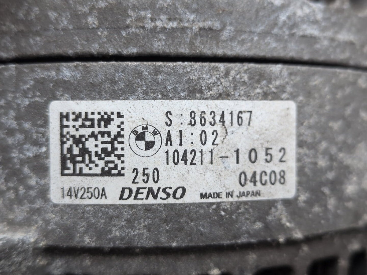 OEM BMW G01 G05 G16 G20 G22 G26 G30 G42 Engine B46 B58 Alternator Generator 250A