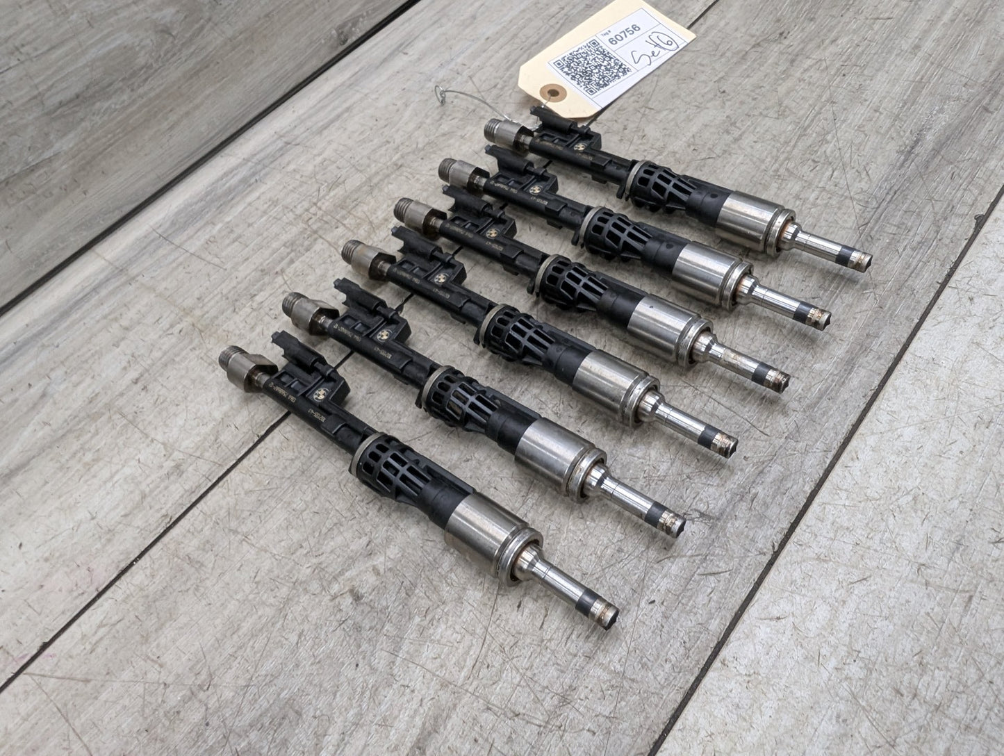 2011-2016 BMW F10 535i N55B30M0 Engine Motor Injector SET 7568607