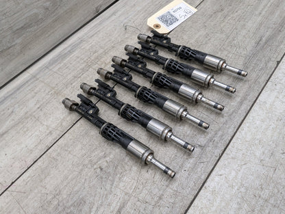 2011-2016 BMW F10 535i N55B30M0 Engine Motor Injector SET 7568607