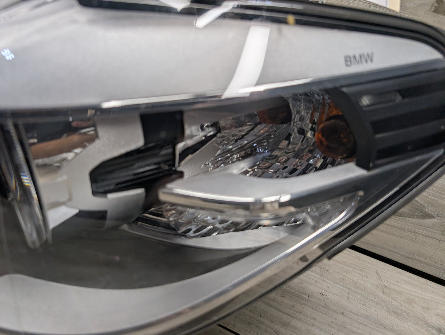 17-19 OEM BMW Front Left Driver Headlight w/ Modules SET LED AHL