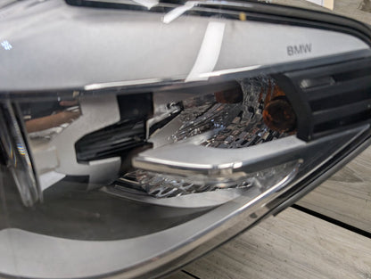 17-19 OEM BMW Front Left Driver Headlight w/ Modules SET LED AHL