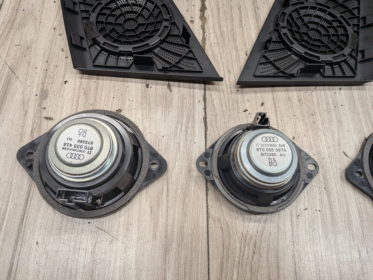 2010-2016 Audi S4 B8 Speakers Subwoofer Tweeters SET 8T0035412D OEM