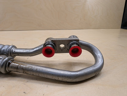 07-15 OEM BMW E84 X1 E90 E92 E93 335 Engine N54 N55 Oil Cooler Lines PAIR