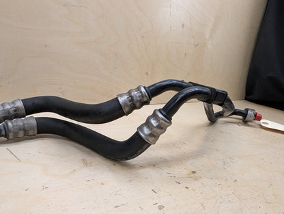 2012-2018 BMW F30 335i N55B30M0 Engine Oil Cooler Line Return Flow SET 7639449
