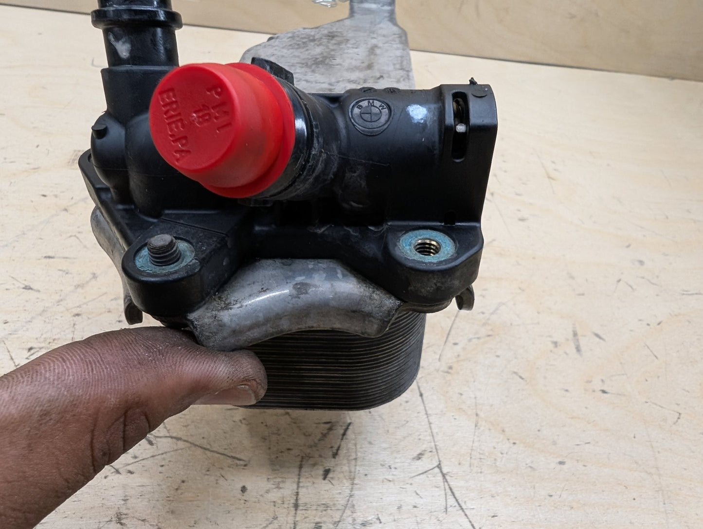 OEM BMW F30 F32 F33 F36 335 435 Transmission N55 Oil Cooler Heat Exchanger VALEO