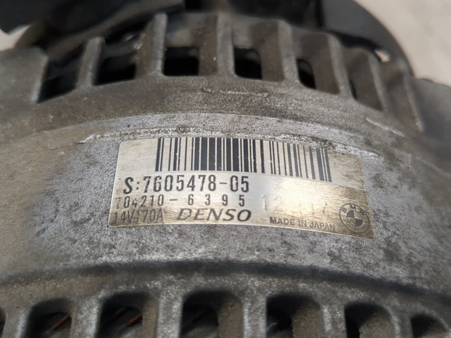 OEM BMW F10 F22 F23 F25 F30 F32 F33 F36 Engine N20 N26 Alternator Generator 170A