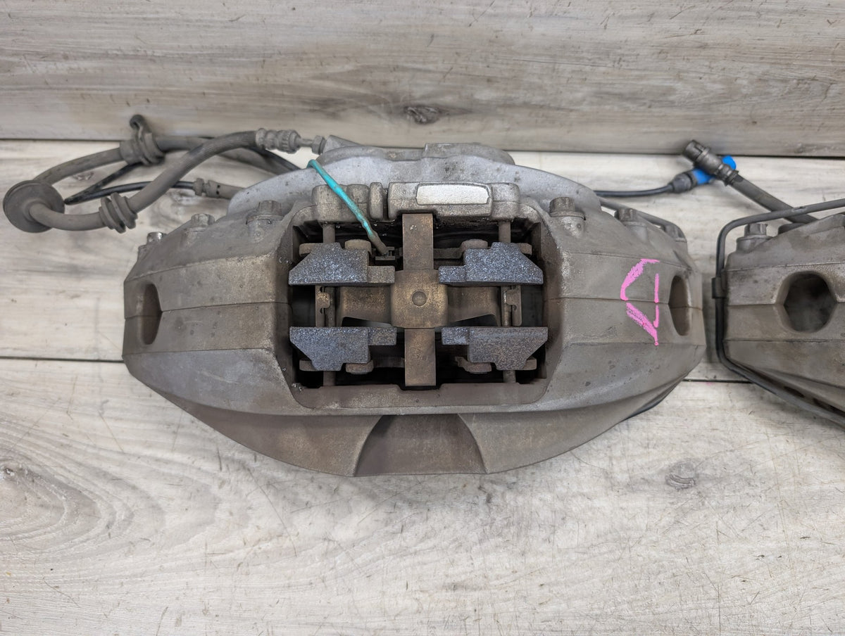16-22 OEM BMW G11 G12 745eX 750i 750iX Front Left Driver Side Brake Caliper Gray