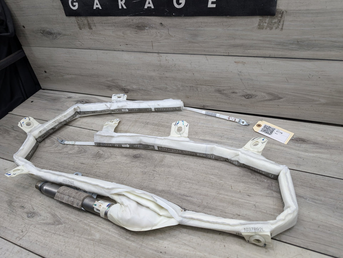 16-22 OEM BMW G12 740 750 M760 Left Driver Top Roof Head Air Bag Airbag Curtain