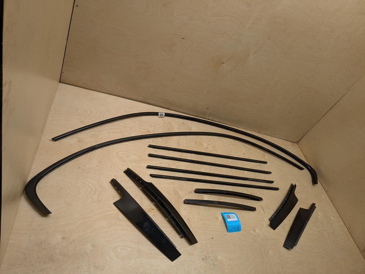12-20 OEM BMW F30 F80 Front Rear Left Right Door Shadow Line Trim Moldings SET