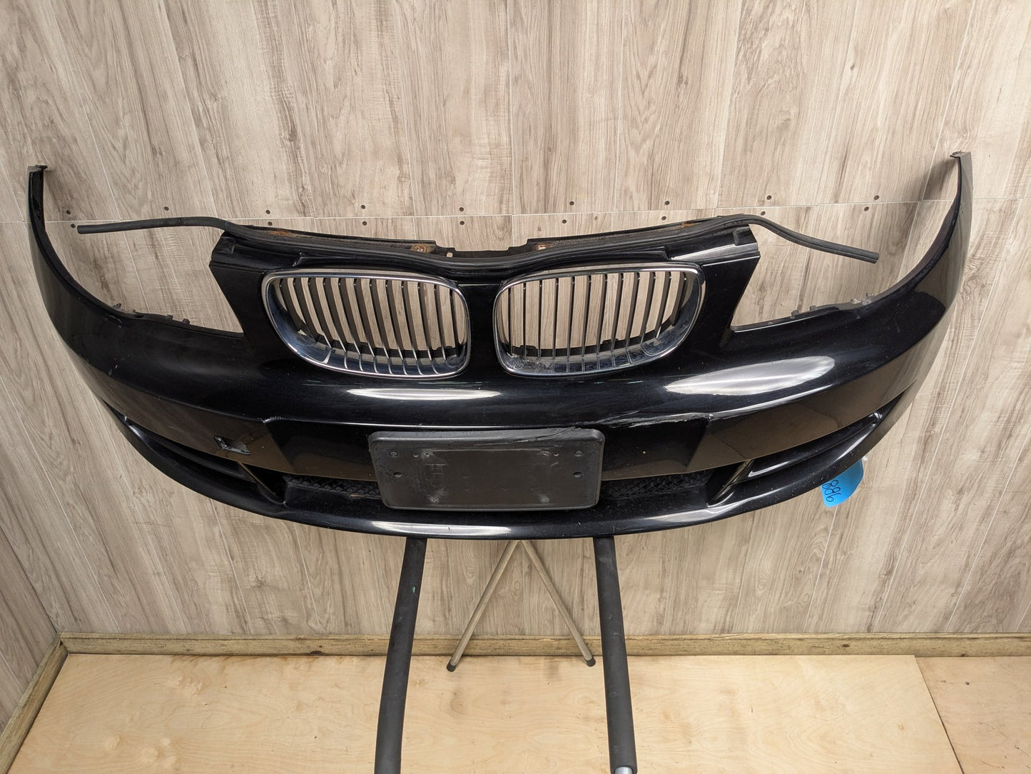 2008-2013 BMW 128i 135i E82 E88 BASE Front Bumper Cover Black SCHWARZ II (668)
