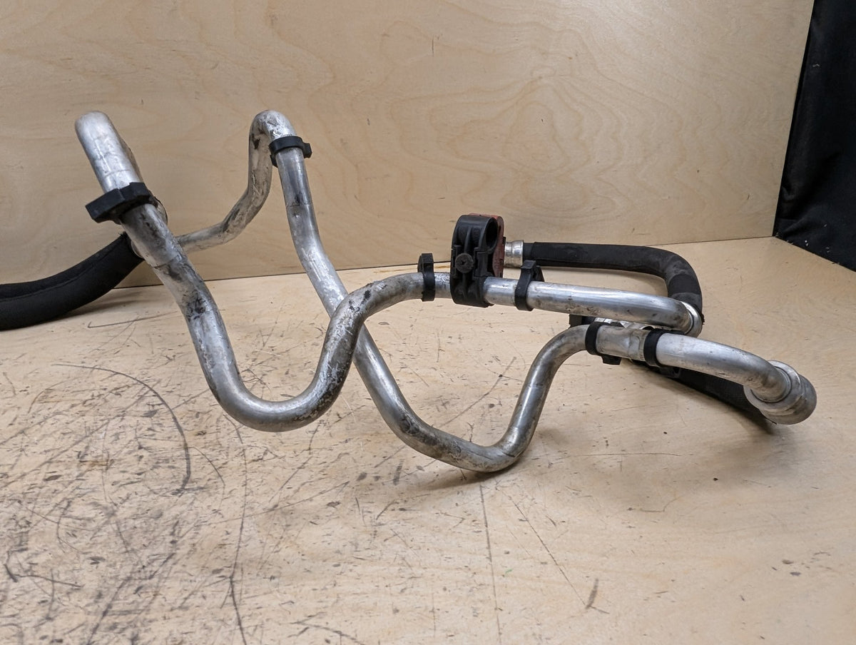 2010-2017 BMW F07 535i GT xDrive N55B30M0 Engine Oil Cooler Line Return Flow SET 7636941