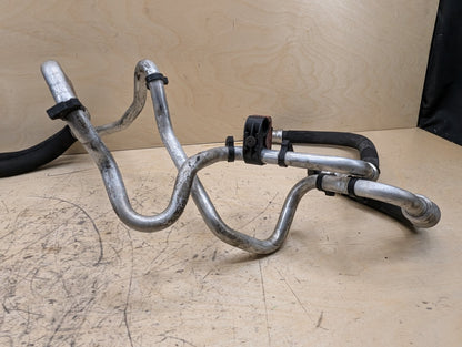 2010-2017 BMW F07 535i GT xDrive N55B30M0 Engine Oil Cooler Line Return Flow SET 7636941