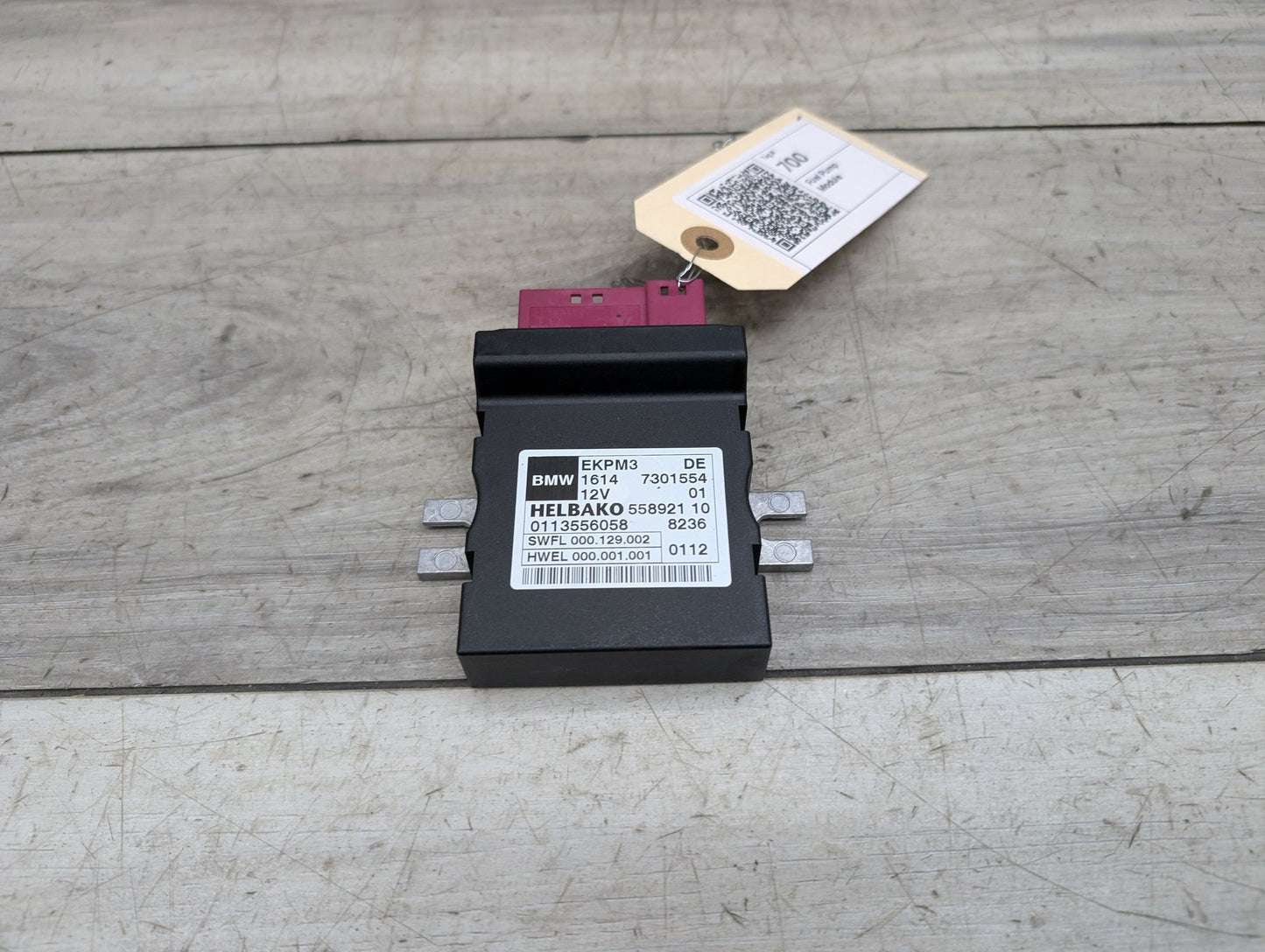 OEM BMW F02 F10 F25 F30 F32 F36 Helbako Fuel Pump Relay Control Module EKPM3