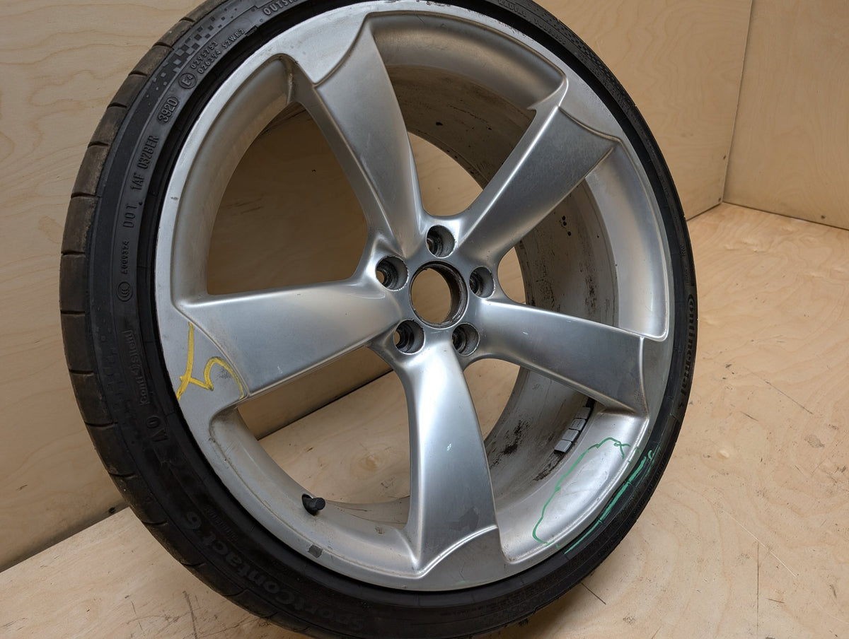 *BEND* 08-17 OEM Audi RS5 20x9 ET26 Aluminum Wheel Rim 5 Spoke 8T0601025AD