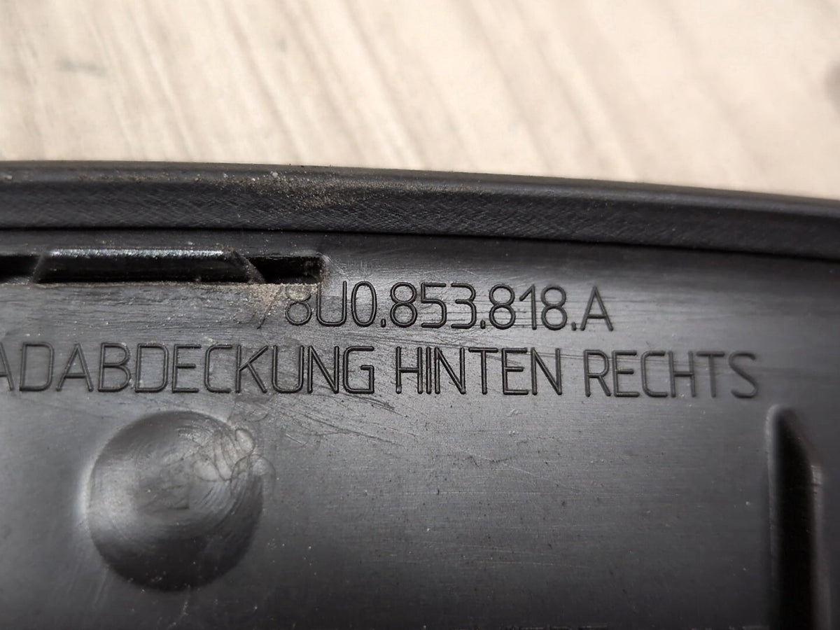 2015-2018 Audi Q3 8U Rear Right Passenger Fender Flare Arch Trim Molding 8U0853818A OEM