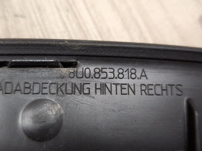 2015-2018 Audi Q3 8U Rear Right Passenger Fender Flare Arch Trim Molding 8U0853818A OEM