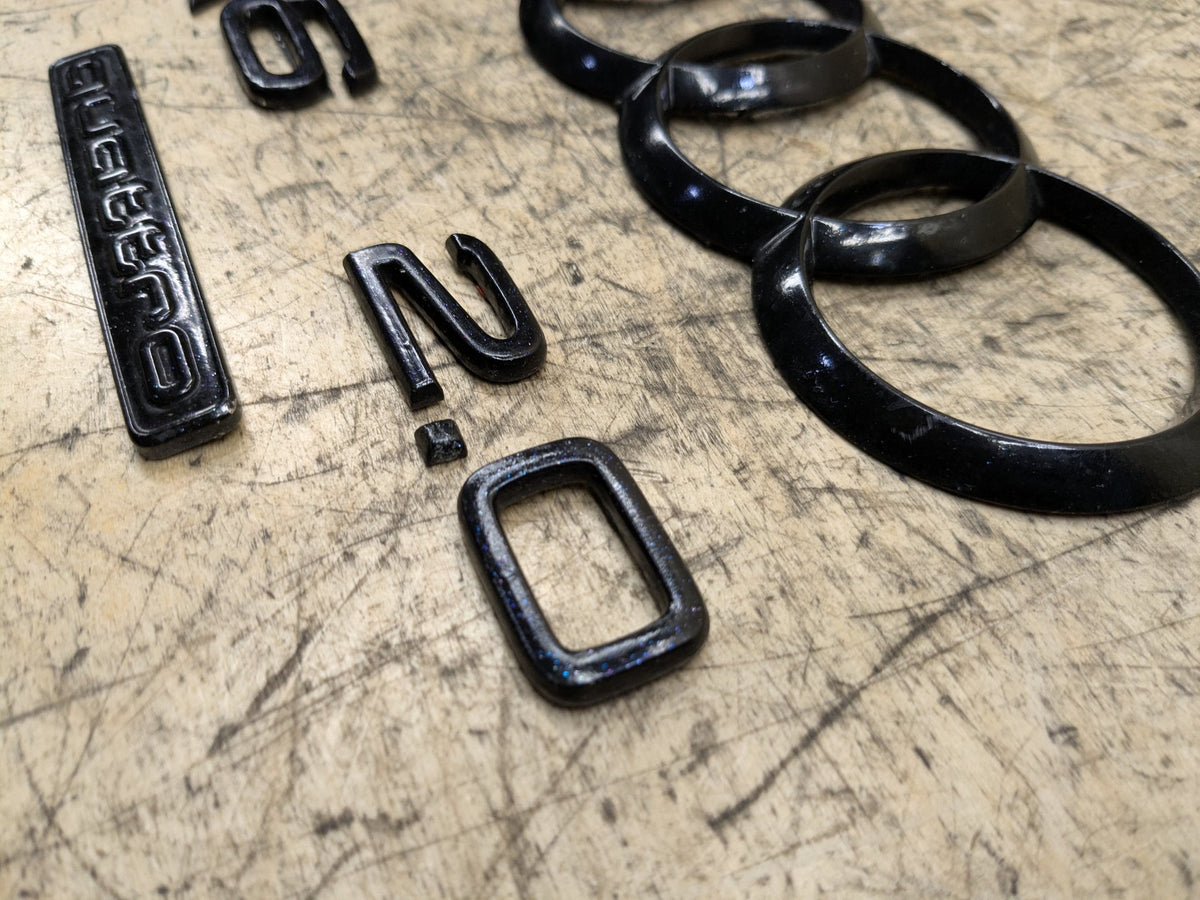 2012-2018 Audi A6 C7 Rear Emblem Badge Symbol Logo SET 4G5853742 OEM
