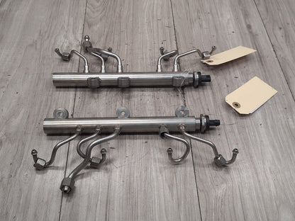 2014 - 2018 BMW X5 F85 Engine Motor Fuel Injector Rail Line SET 8649320 S63B44T2
