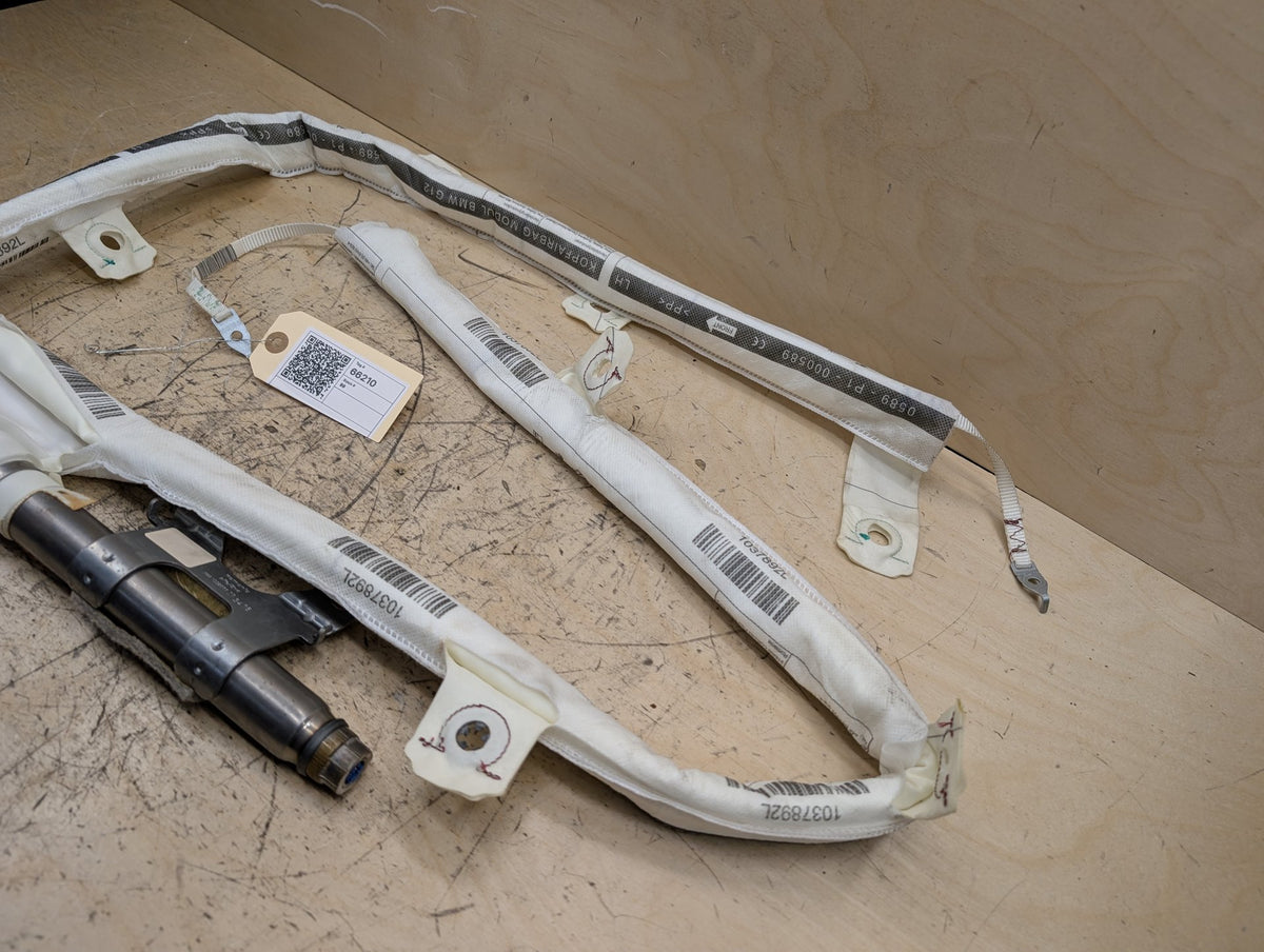 16-22 OEM BMW G12 740 750 M760 Left Driver Top Roof Head Air Bag Airbag Curtain