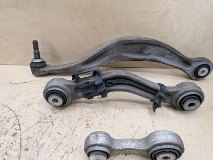 09-18 OEM BMW F02 F06 F10 F12 F13 Rear Left Driver Upper Lower Control Arm SET