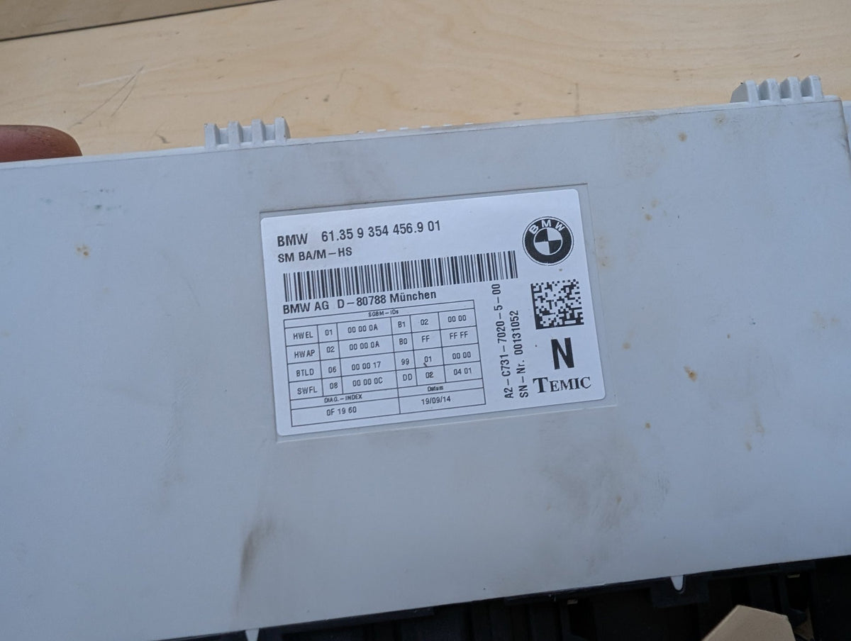 2012-2018 BMW 335i F30 Front Left or Right Seat Control Module 9354456 OEM