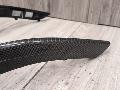 OEM Audi S4 Dashboard Center Console Shift Panel Interior Trim CARBON FIBER SET