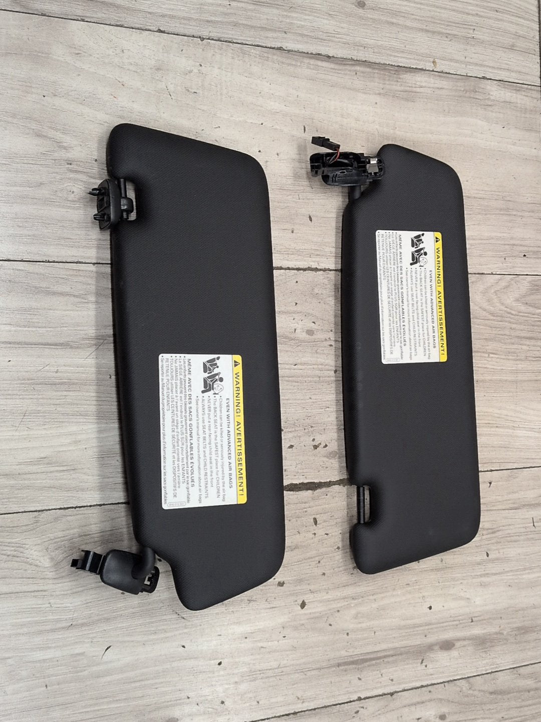2015-2018 Audi Q3 8U Front Left Right Sun Visor SET 8U0857552AJ