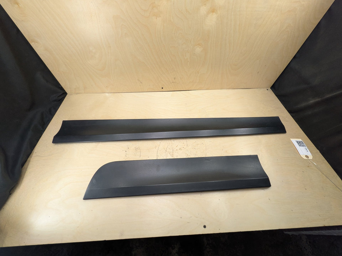 2011-2016 BMW X3 F25 Left Driver Side Skirt Rocker Panel Mouldings Front Rear SET