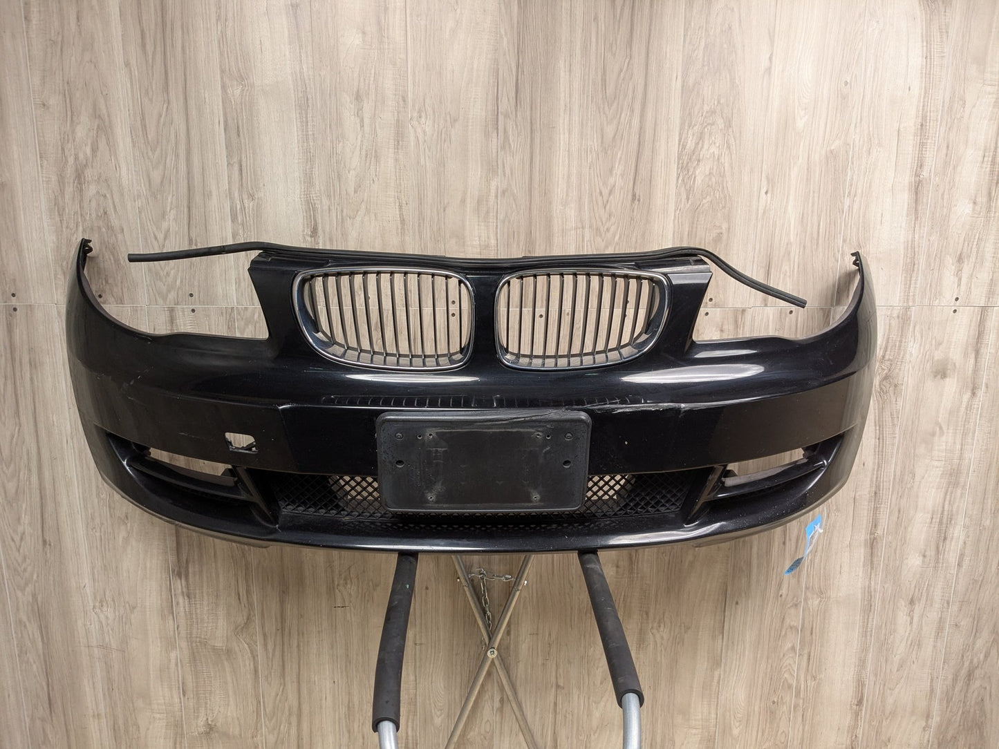 2008-2013 BMW 128i 135i E82 E88 BASE Front Bumper Cover Black SCHWARZ II (668)