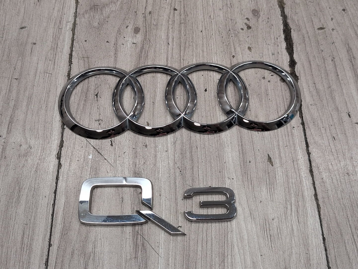 2015-2018 Audi Q3 8U Rear Liftgate Trunk Lid Emblem PN: 8U0853742
