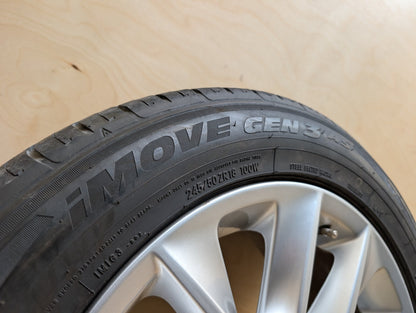11-18 OEM BMW F25 F26 X3 X4 Alloy Rim Wheel 18x8" ET43 V Spoke Style 307