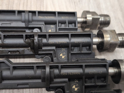 2012-2018 BMW F30 335i N55B30M0 Engine Motor Injector SET 7639994